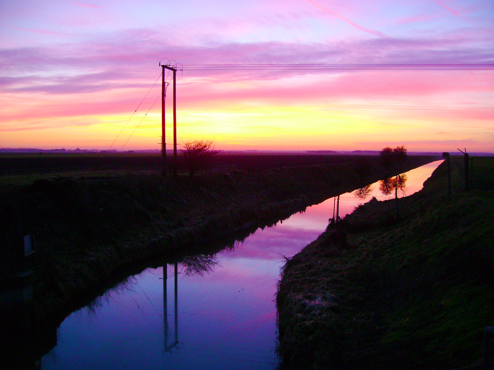 Sun-set-over-Timberland-Fen